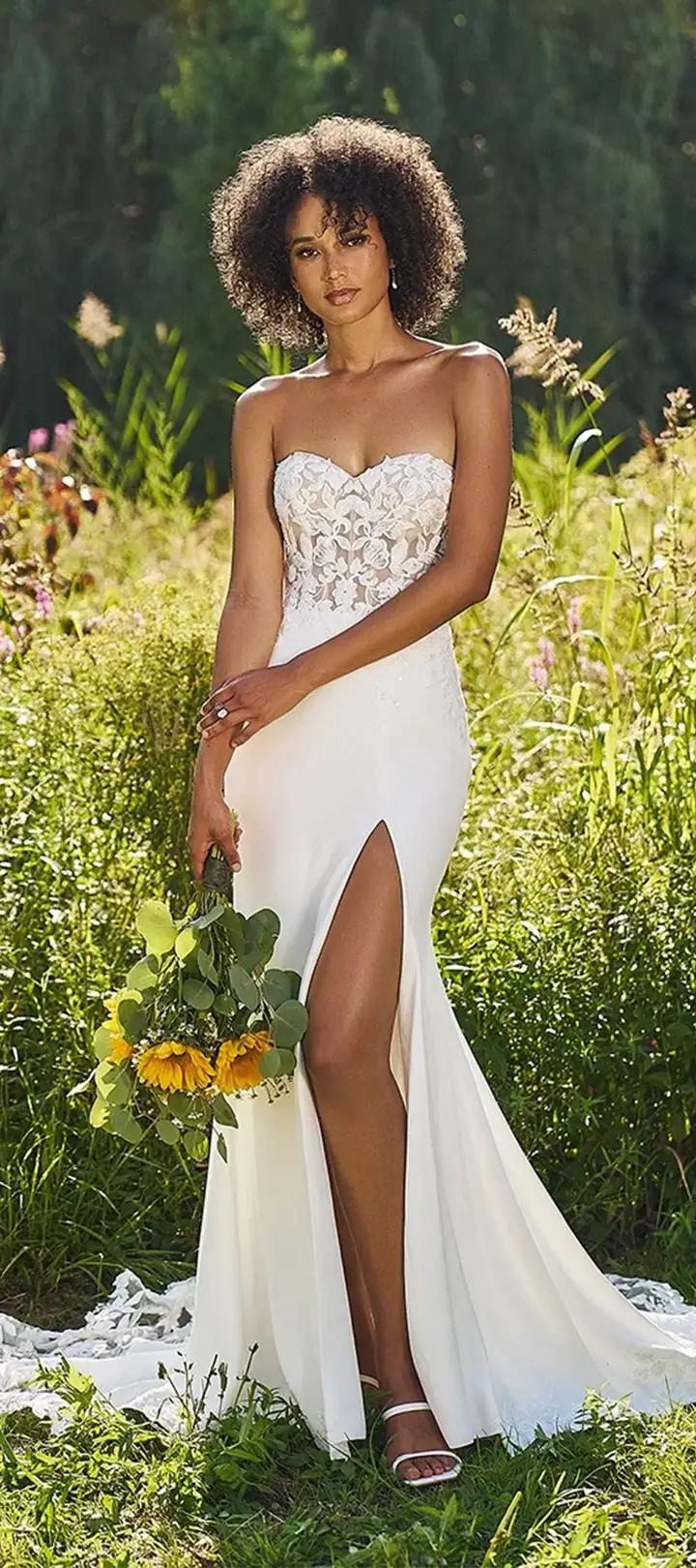 Model wearing a Lillian West Bridal Gown